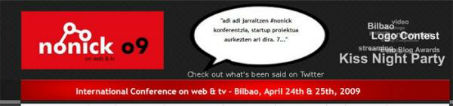 El encuentro Nonick que se celebra en Bilbao elegirá al mejor blog de Europa Los días 24 y 25 de abril, se celebra en Bilbao nonick , un evento de ámbito europeo en el que un jurado internacional elegirá...
